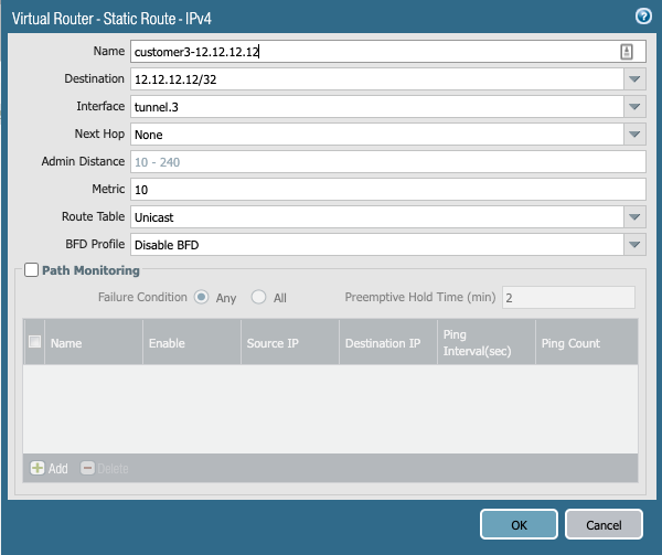 IPSec VPN between a Palo Alto Networks  Firewall and a Cisco Router