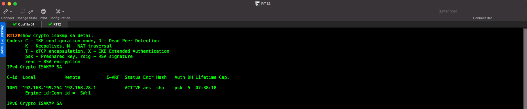 IPSec VPN between a Palo Alto Networks  Firewall and a Cisco Router