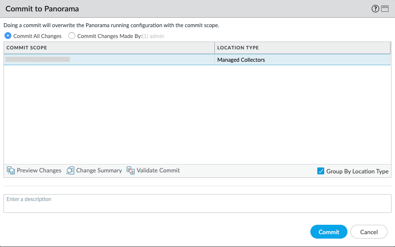 Virtual Panorama Log Collector Setup