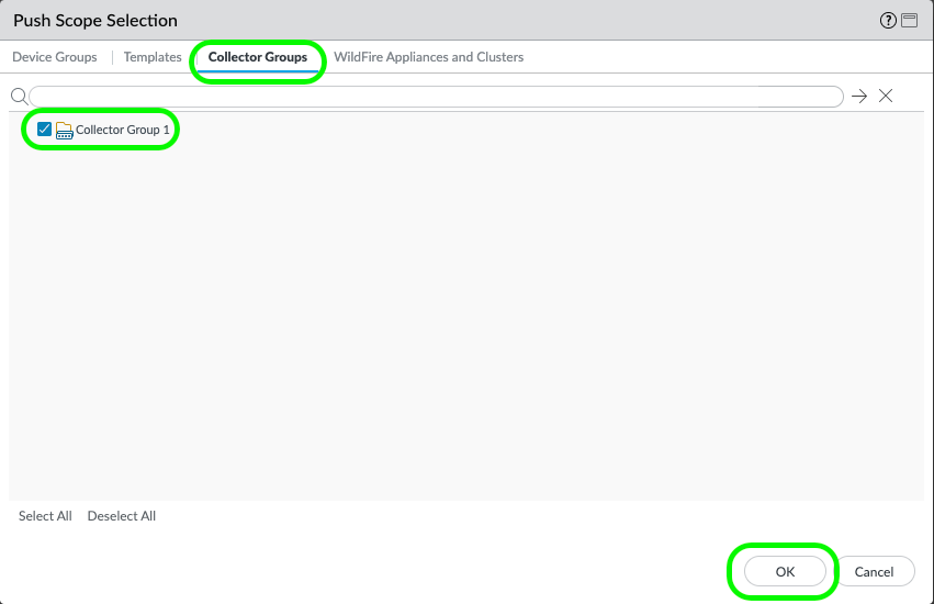 Virtual Panorama Log Collector Setup