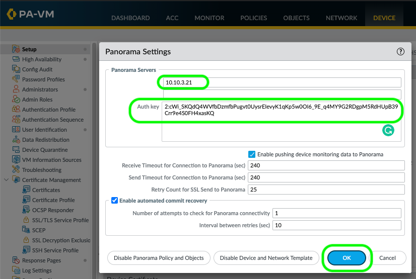 Migrate a HA Pair of PAN-OS firewalls into Panorama