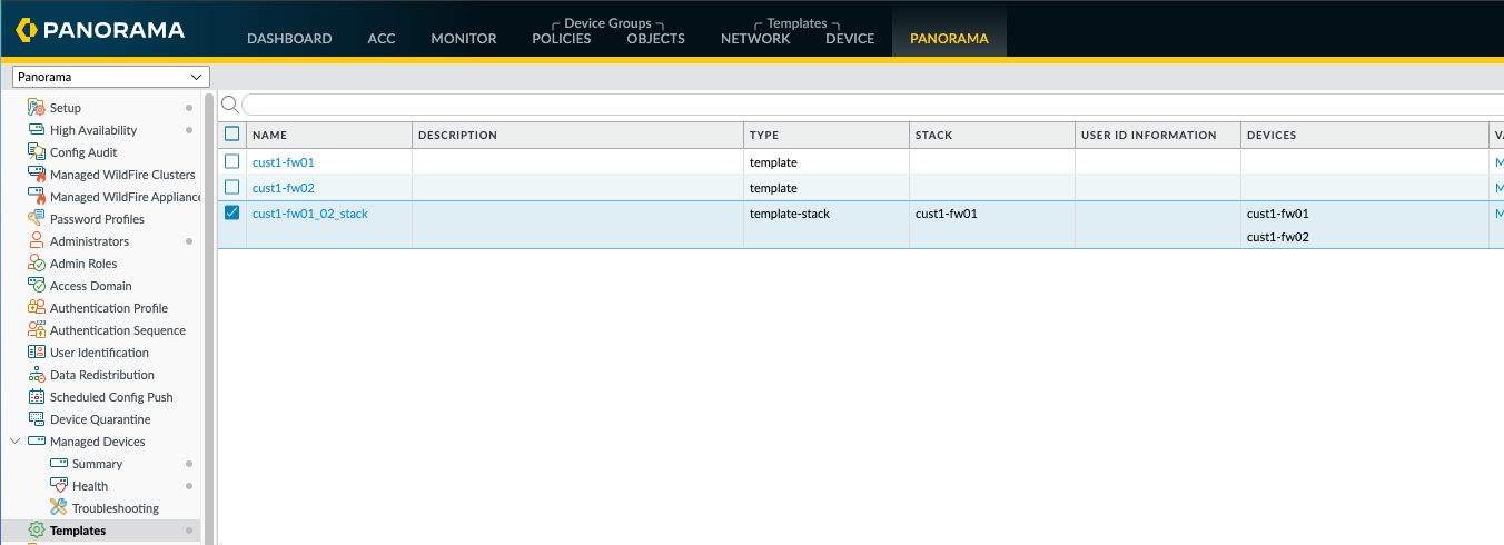 Migrate a HA Pair of PAN-OS firewalls into Panorama