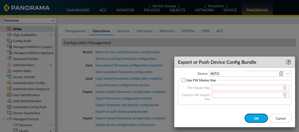 Migrate a HA Pair of PAN-OS firewalls into Panorama